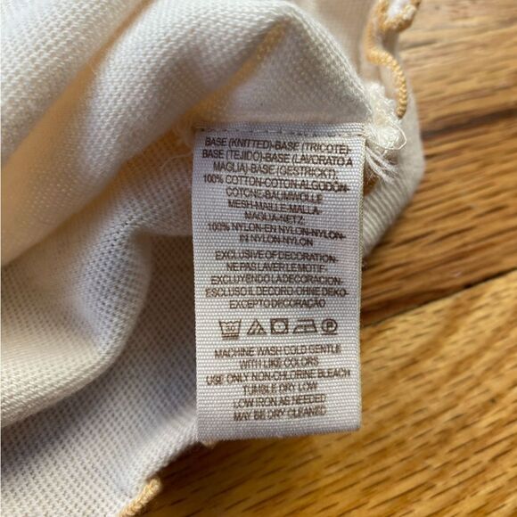 Free People Womens High Tides Knit Blouse, Off-White Size SP - Picture 7 of 10